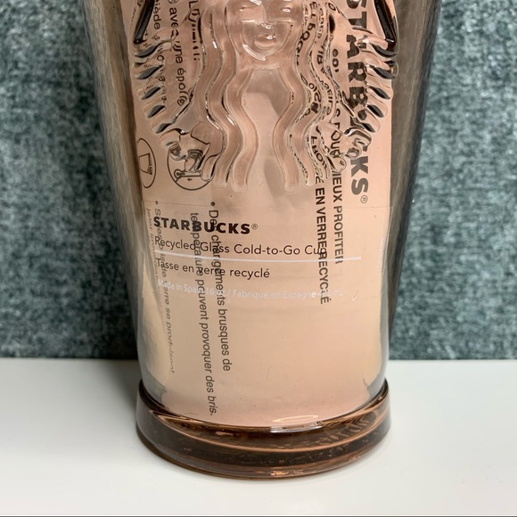 Starbucks Peach Glass Tumbler - Picture 5 of 5